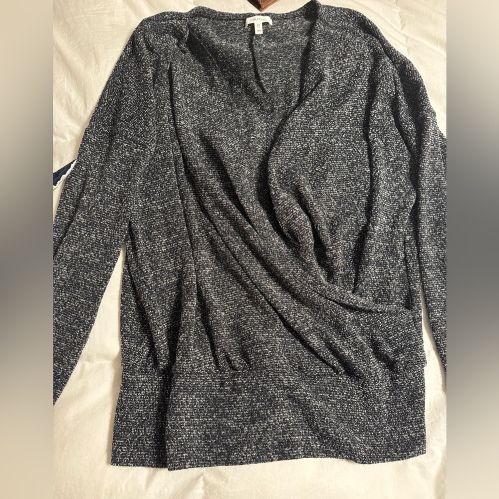 Maurices Charcoal wrap Sweater